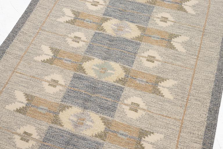 Ingegerd Silow, a flat weave rug, c. 200 x 138 cm.