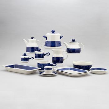 Hertha Bengtson, a 36 piece 'Koka Blå' porcelain service from Rörstrand.