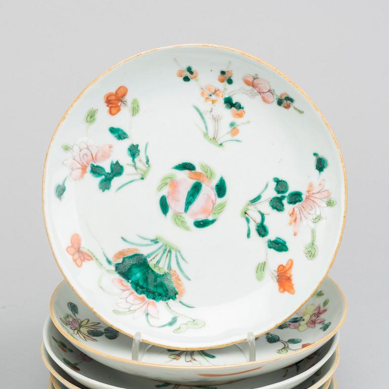 6+4 Chinese porcelain plates from 19th century.