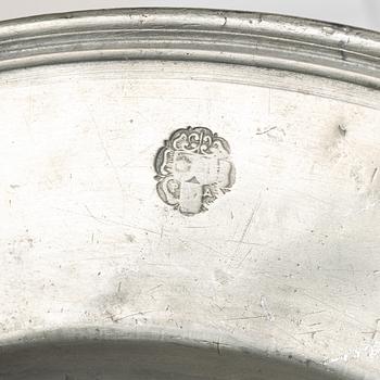 Fat in tin by Petter Andersson, Stockholm, (1657-1695).
