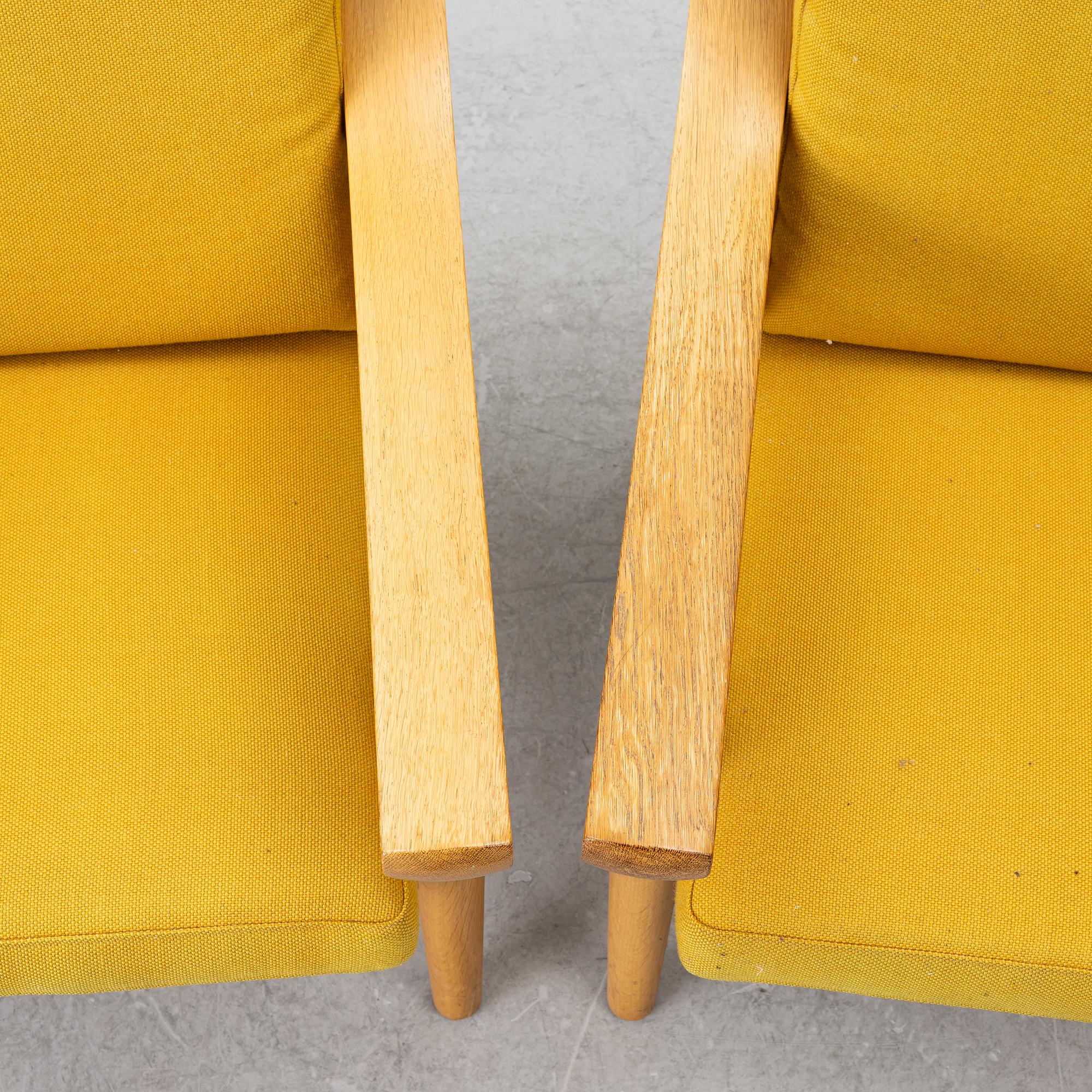 Hans J. Wegner, Hans Wegner, fåtöljer, ett par, modell GE 530, Getama, Gested, Danmark, 1900-talets andra hälft.