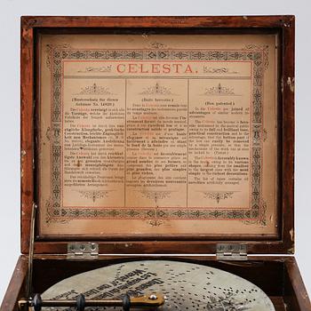 SPELDOSA, Celesta, Tyskland, sent 1800-/tidigt 1900-tal.