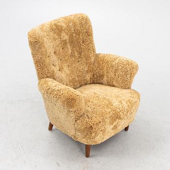 Carl Malmsten, armchair, "Hemmakväll", second half of the 20th century.