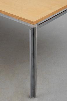 A Poul Kjaerholm table 'PK 51' by E Kold Christensen, Denmark.