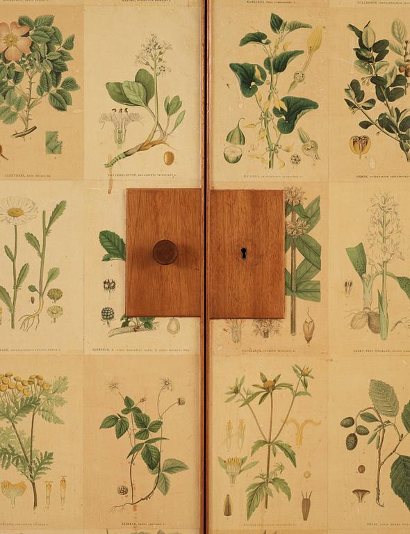A Josef Frank 'Flora' cabinet, Svenskt Tenn, model 852.