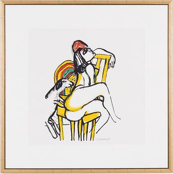 Beverloo Corneille, Lady and dog.