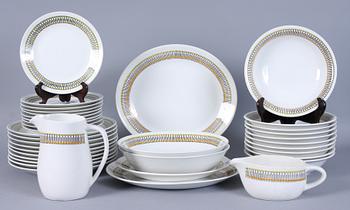 SERVISDELAR, 37 delar, "Ringside" (1964-1966), Sven-Eric Skawonius, Upsala-Ekeby.