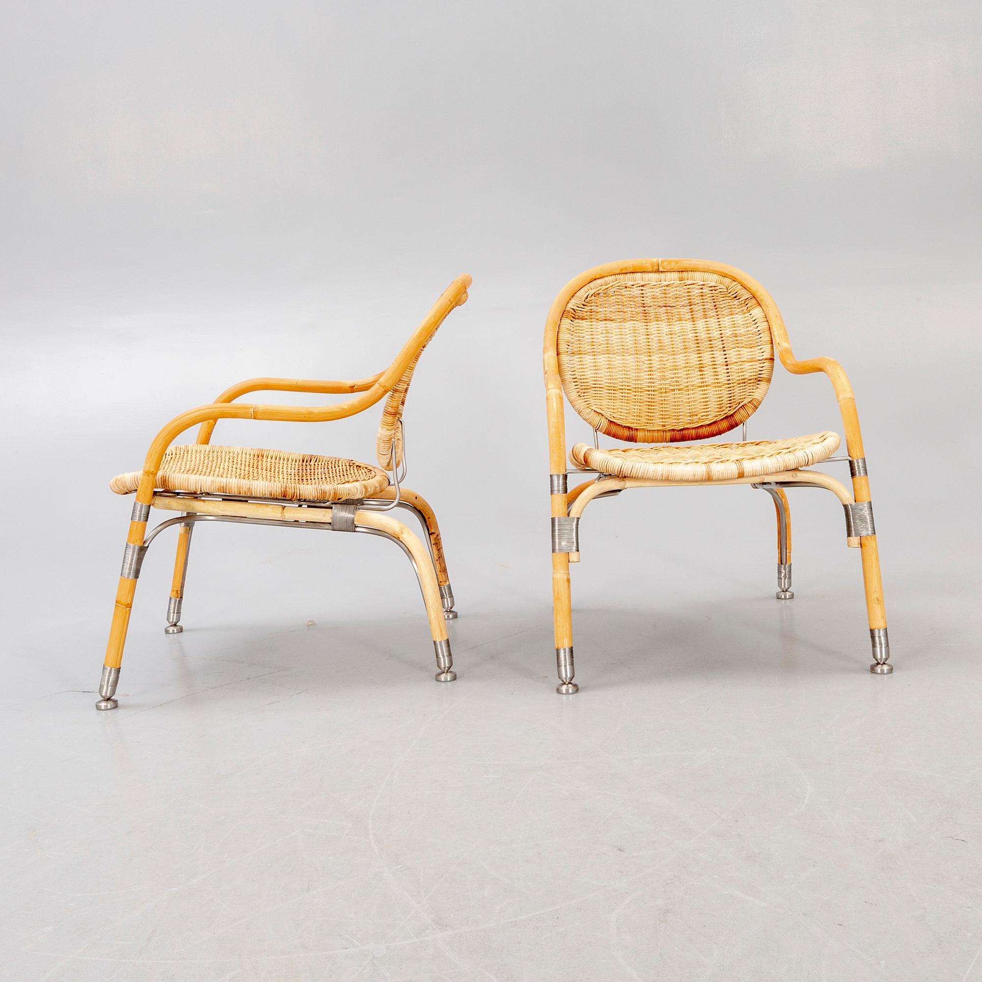 Mats Theselius, fåtöljer, ett par, "Nätön", IKEA PS. 2000-tal.
