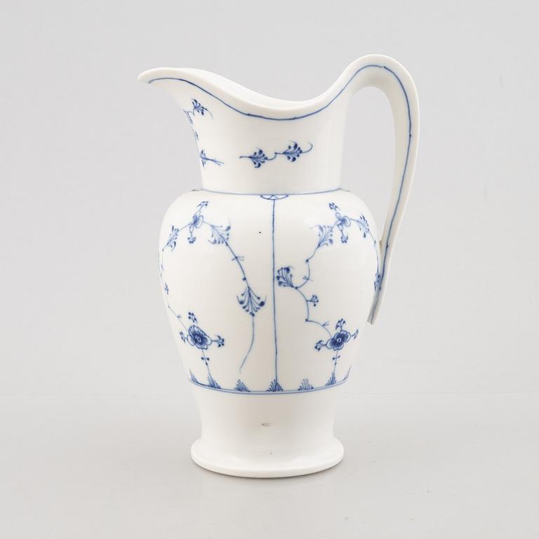 A 'Musselmalet' porcelain jug, Royal Copenhagen, 1840-60.