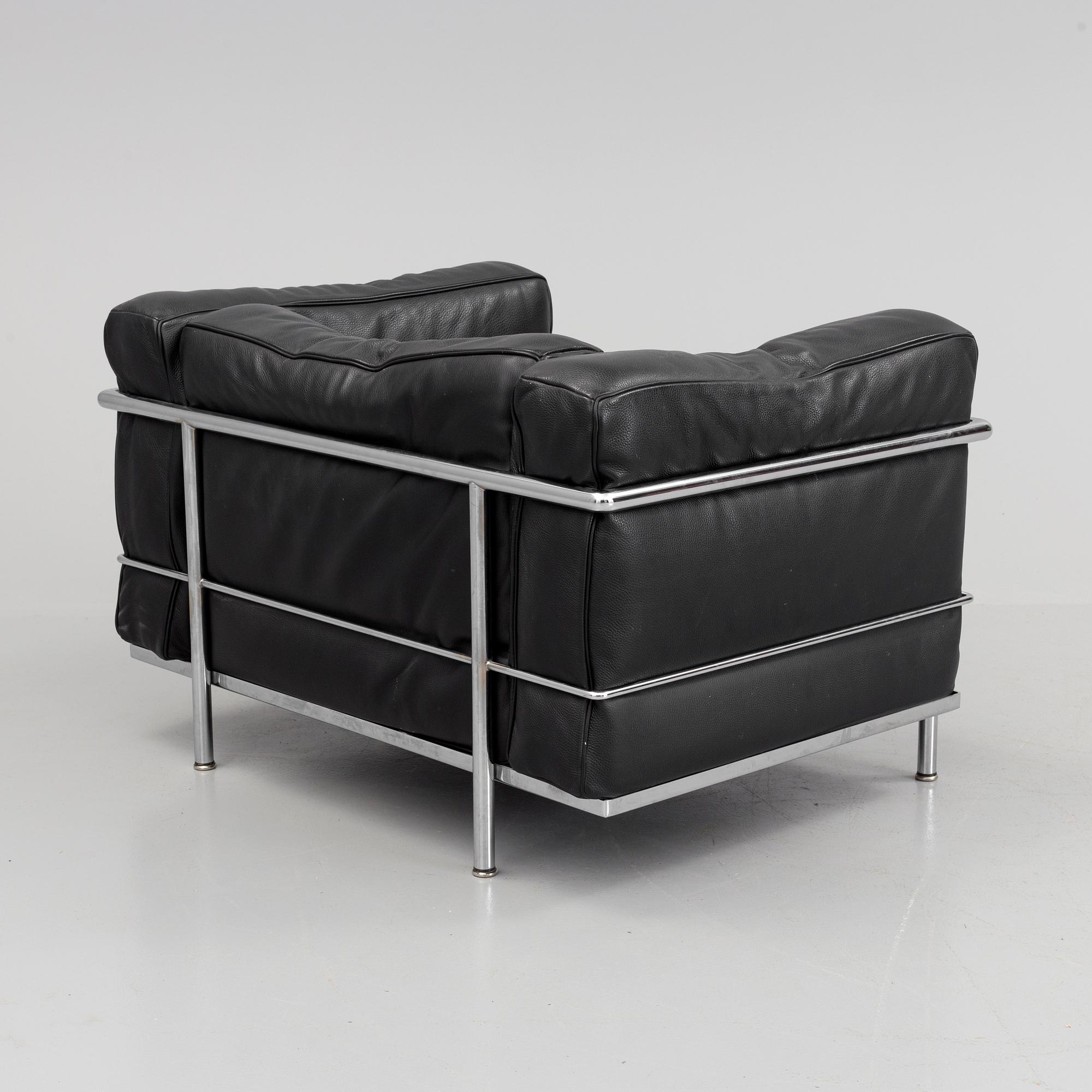 LE CORBUSIER, fåtölj, "LC3", Cassina.