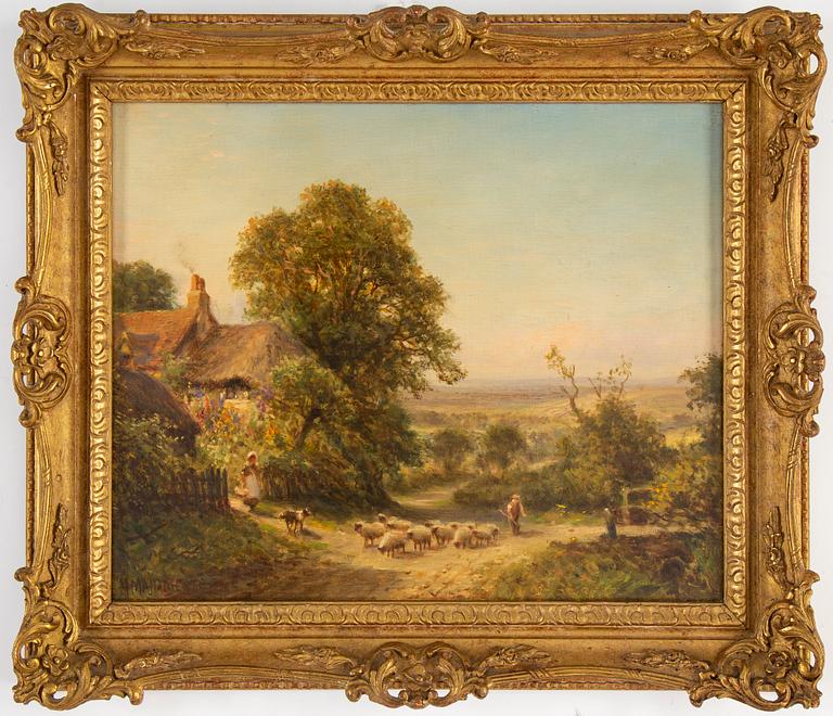 HENRY MAIDMENT, oil on canvas, signed.