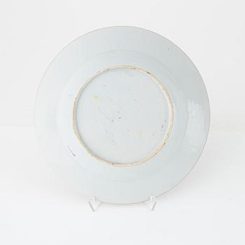 A set of five famille rose dishes, Qing dynasty, 18th Century.