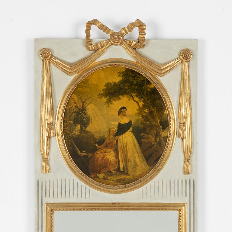Mirror, Gustavian style, circa 1900.