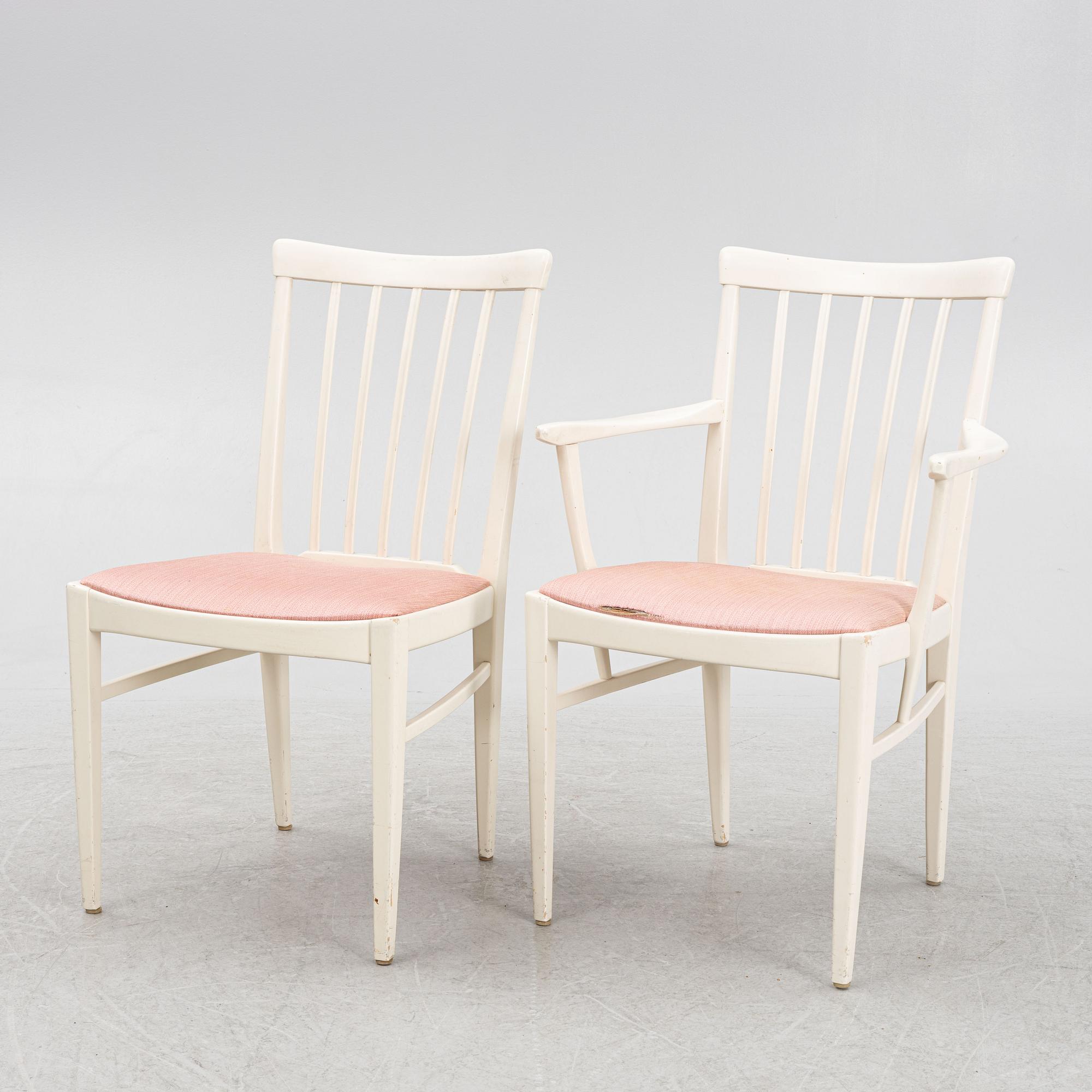 Carl Malmsten, matgrupp, 7 delar, ”Herrgården ”, Bodafors, 1961.