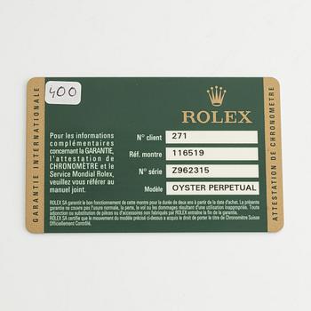 Rolex, Cosmograph, Daytona, "Grey Arabic Dial", kronograf, ca 2012.