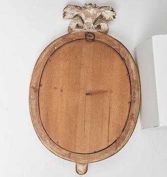 SPEGELLAMPETTER, för två ljus, ett par, av Johan Åkerblad (mästare i Stockholm 1758-1799), gustavianska.