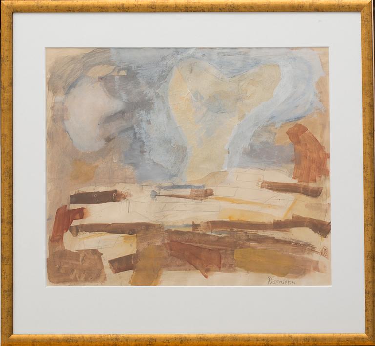 LENNART ROSENSOHN, blandteknik, signerad.