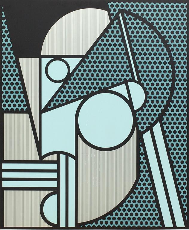 Roy Lichtenstein, "Modern head #4".