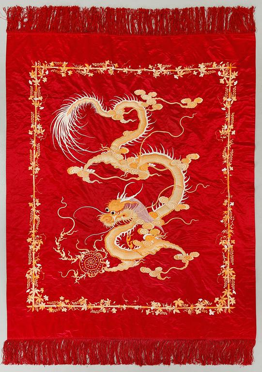 A chinese textile from the 20th century.