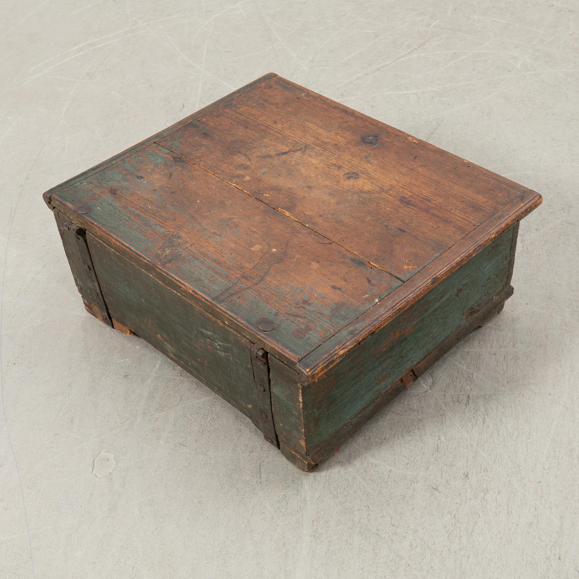 Traveling chest dated 1797.