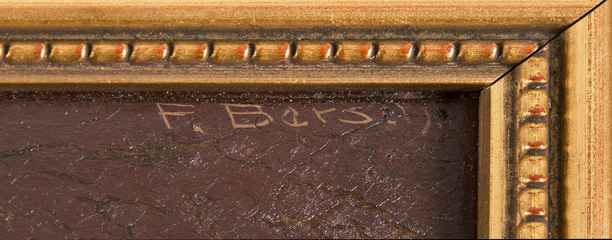 UNKNOWN ARTIST, oil on board, indistinct signare.