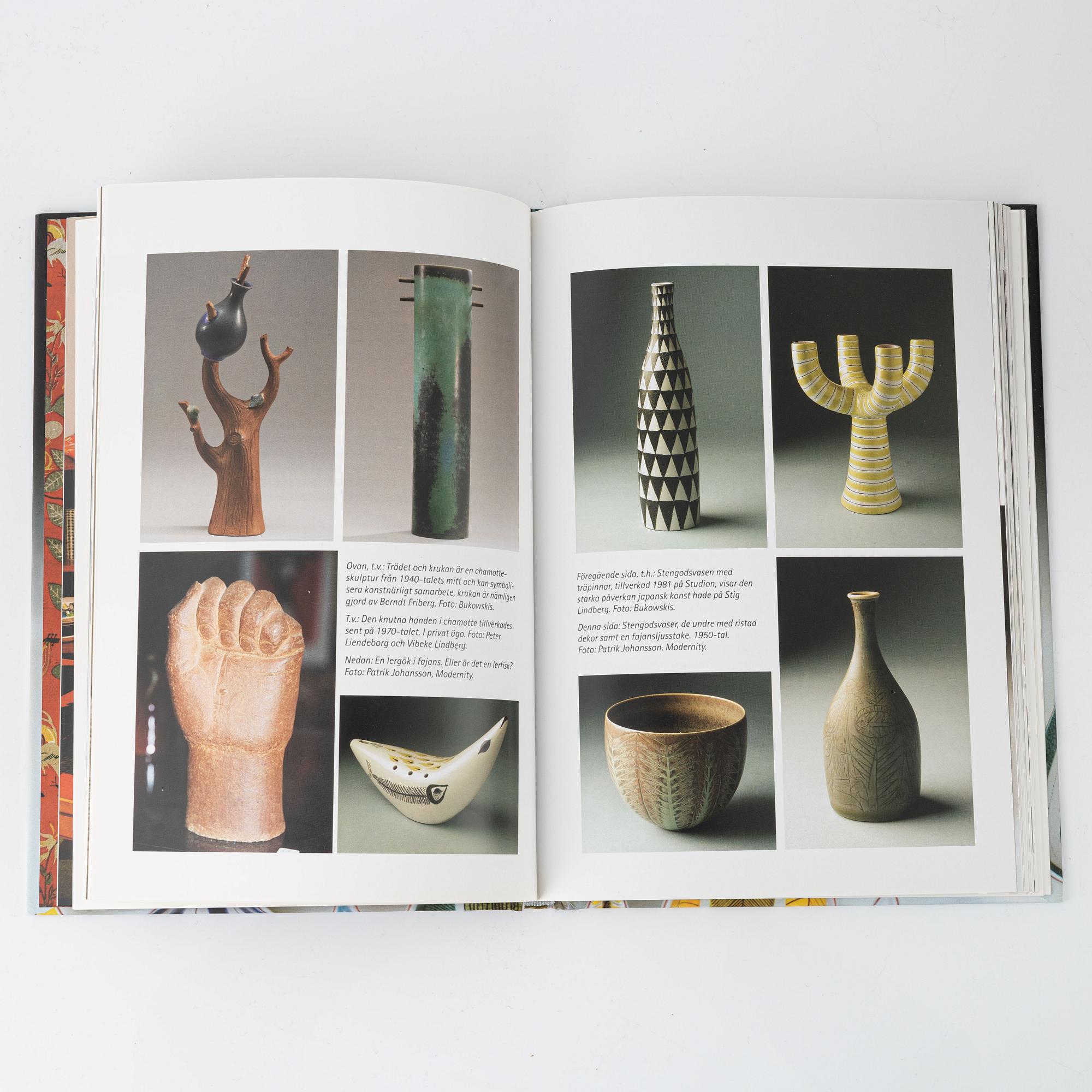 Böcker om svensk keramik. 19 st..