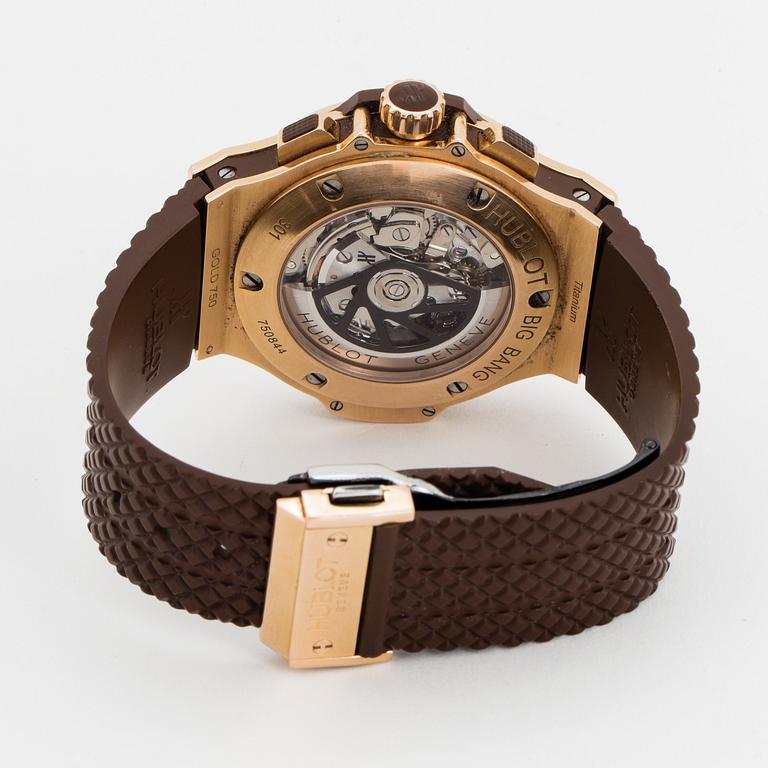 HUBLOT, Geneve, Big Bang, "Cappuccino", chronograph, armbandsur, 44 mm.