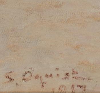 SIMEON ÖQUIST, olja på duk, sign och dat 1917.