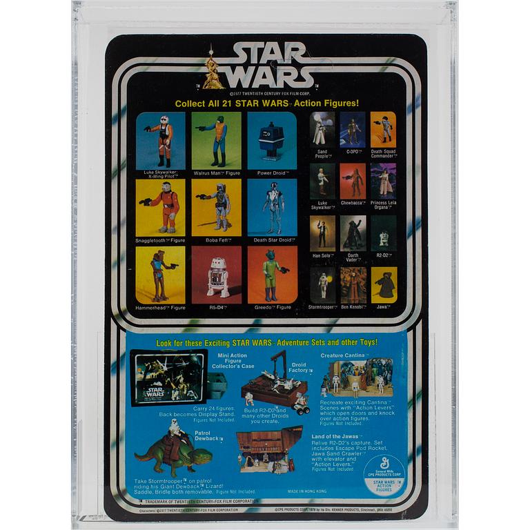 STAR WARS, Walrus man, 21 back-a 65, AFA 80 NM, Kenner 1979.