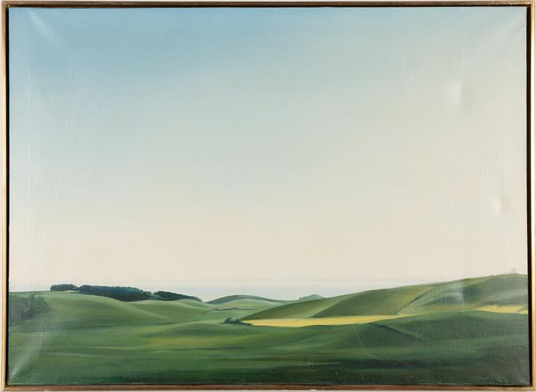 Tord Lager, oil on canvas, signed. dated 1974 verso.