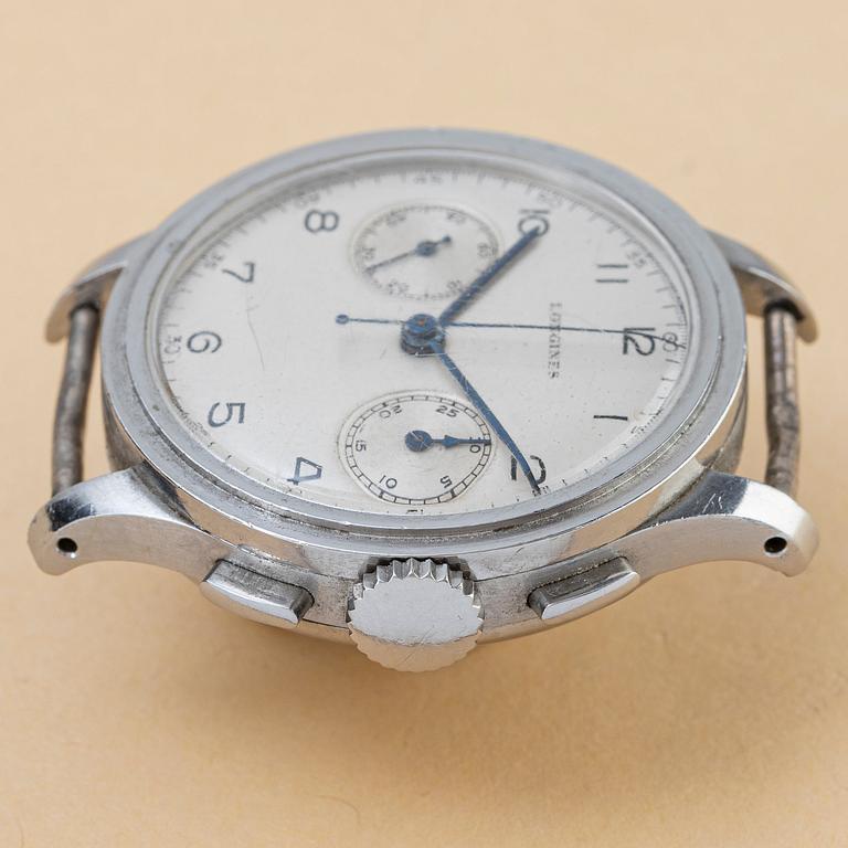 Longines, "Flyback", "13ZN", "Step case", ca 1940.