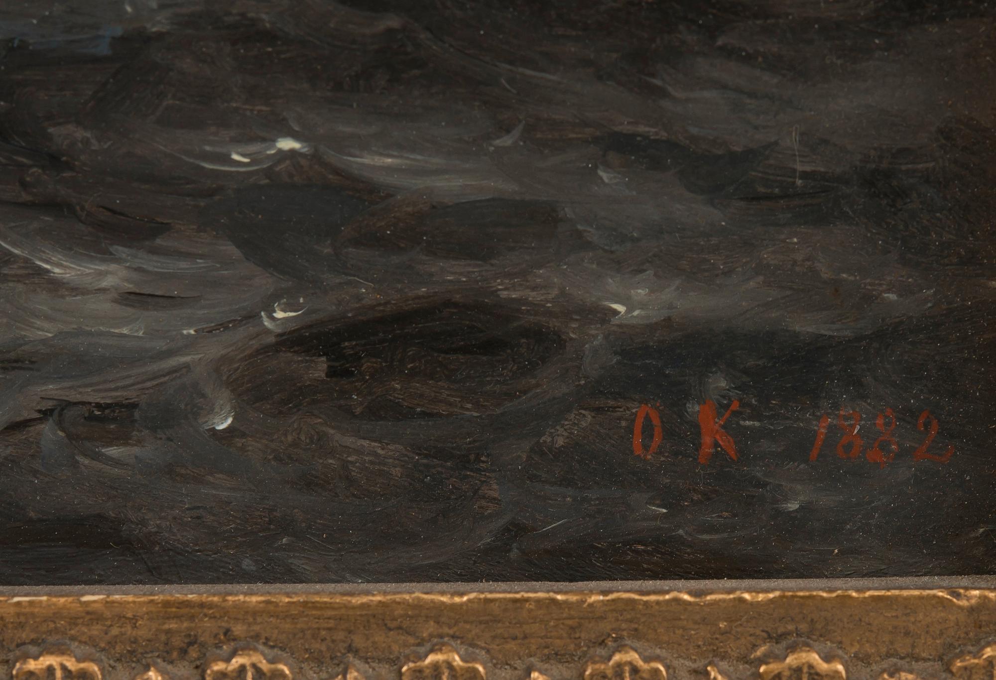 Oscar Kleineh, SHIPS IN MOONLIGHT.