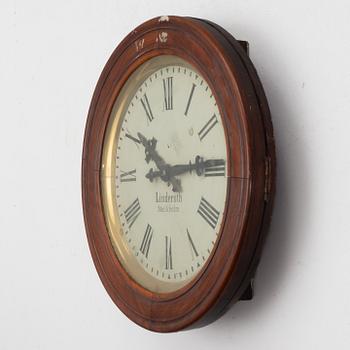 A wall clock, Linderoth, Stockholm, circa 1900.