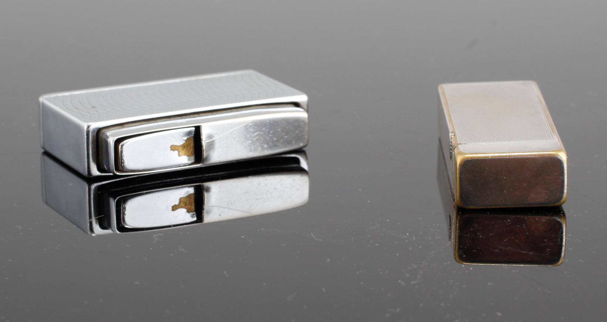 Two lighters from Dunhill and Consul, second half of the 20th century.