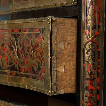 A Boulle style secretaire from latter half of the 19th century.
