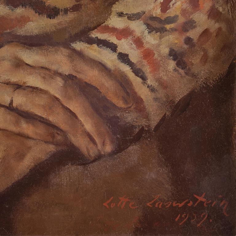 Lotte Laserstein, Porträtt av Bo-Göran Sleman.