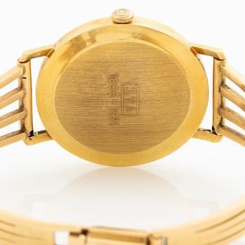 Certina, wristwatch, 18K gold, bracelet in 18K gold, 33.5 mm.