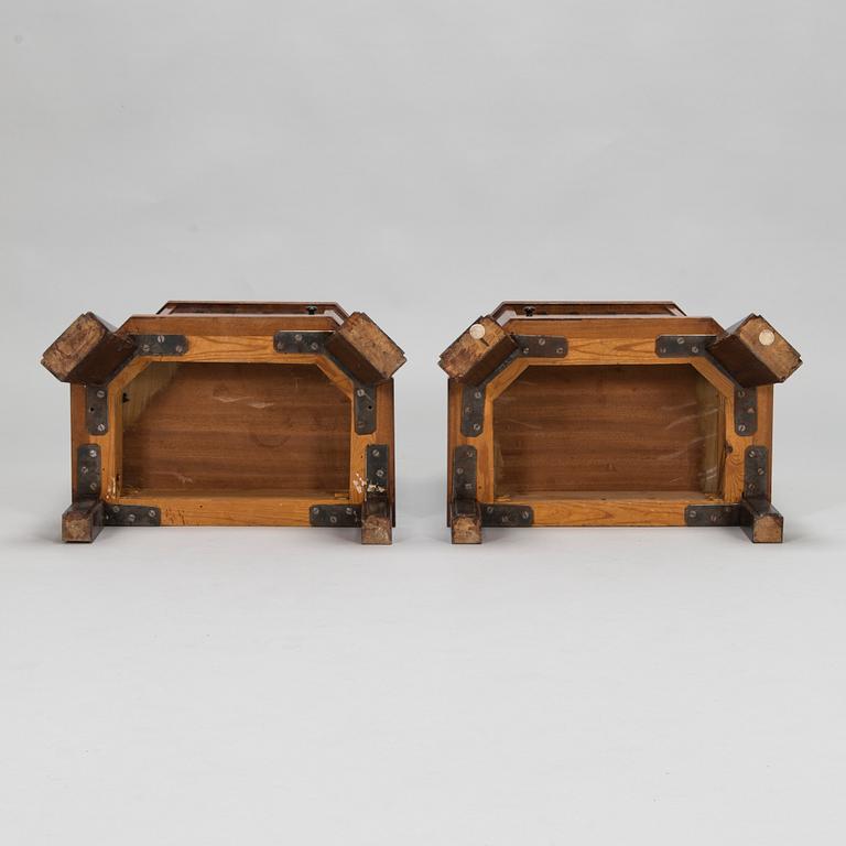 Birger Hahl, sängbord, ett par, 1920-tal.