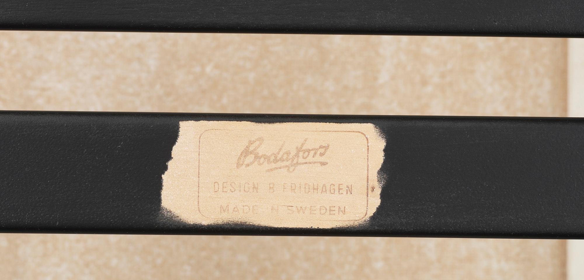 SÄNGBORD, ett par, Bertil Fridhagen, Bodafors, 1960-tal.