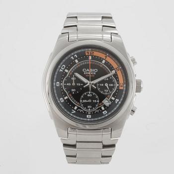 CASIO, Edifice, chronograph, wristwatch, 40 mm,
