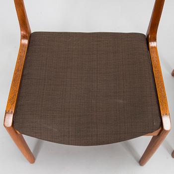 Vilhelm Wohlert, Four chairs for Poul Jeppesen, mid-20th century.