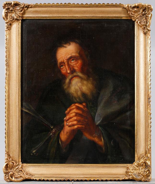 OKÄND KONSTNÄR, olja på duk, osignerad, 1800-tal.