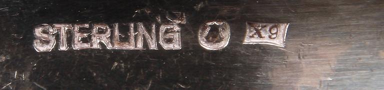 SKÅLAR, 3 st, silver, Sverige 1912-1972. Total vikt 590g.