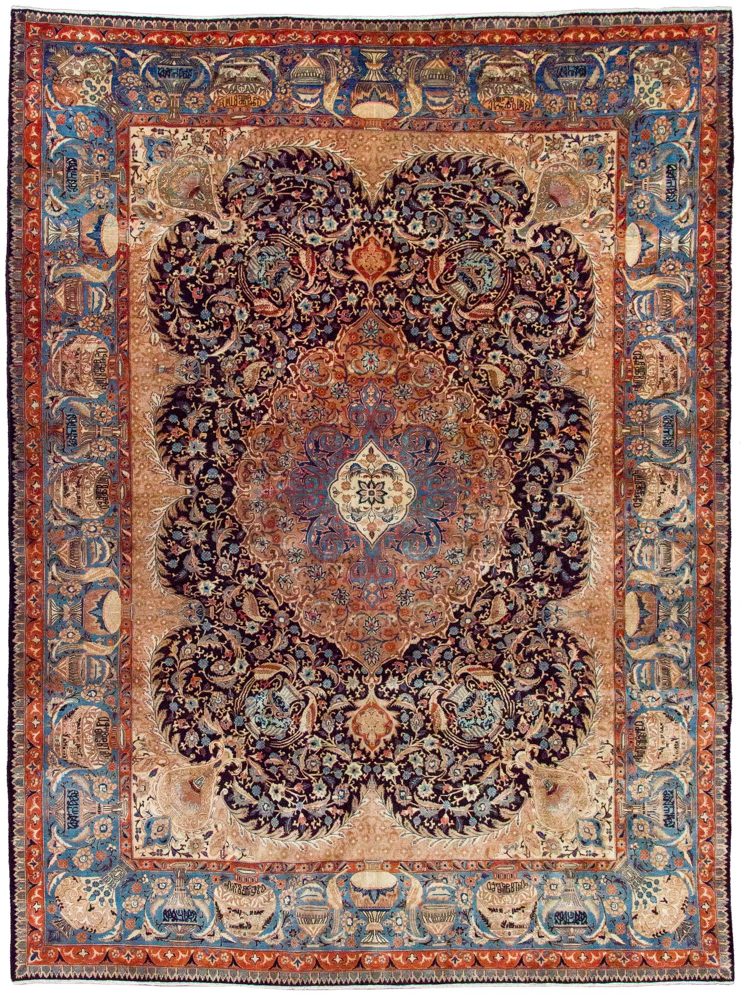 Matta, Kashmar, ca 400 x 300 cm.