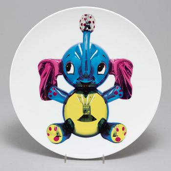 JEFF KOONS, An 'Elephant' porcelain plate by Jeff Koons, Bernardaud, edition 785/2500.