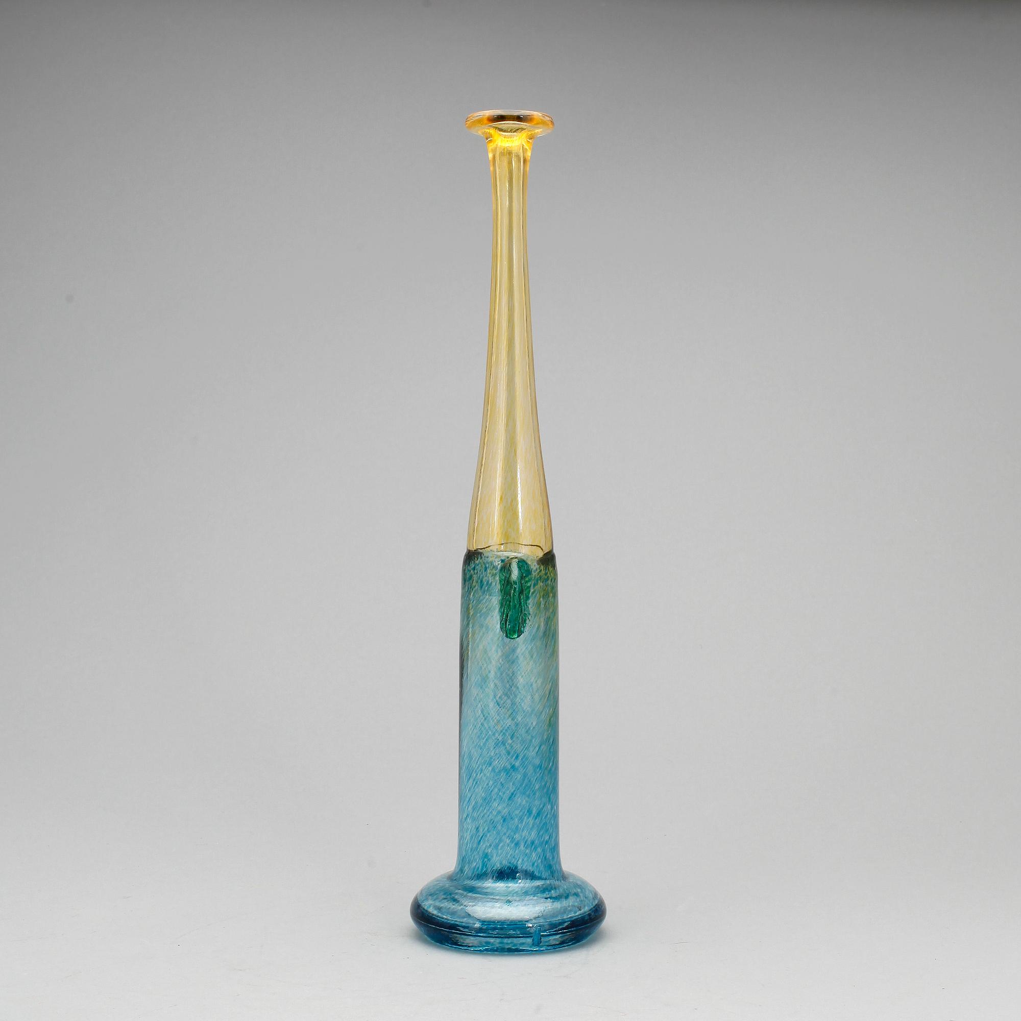 SKÅL SAMT VAS, glas, Bertil Vallien, Kosta, 1900-talets slut.