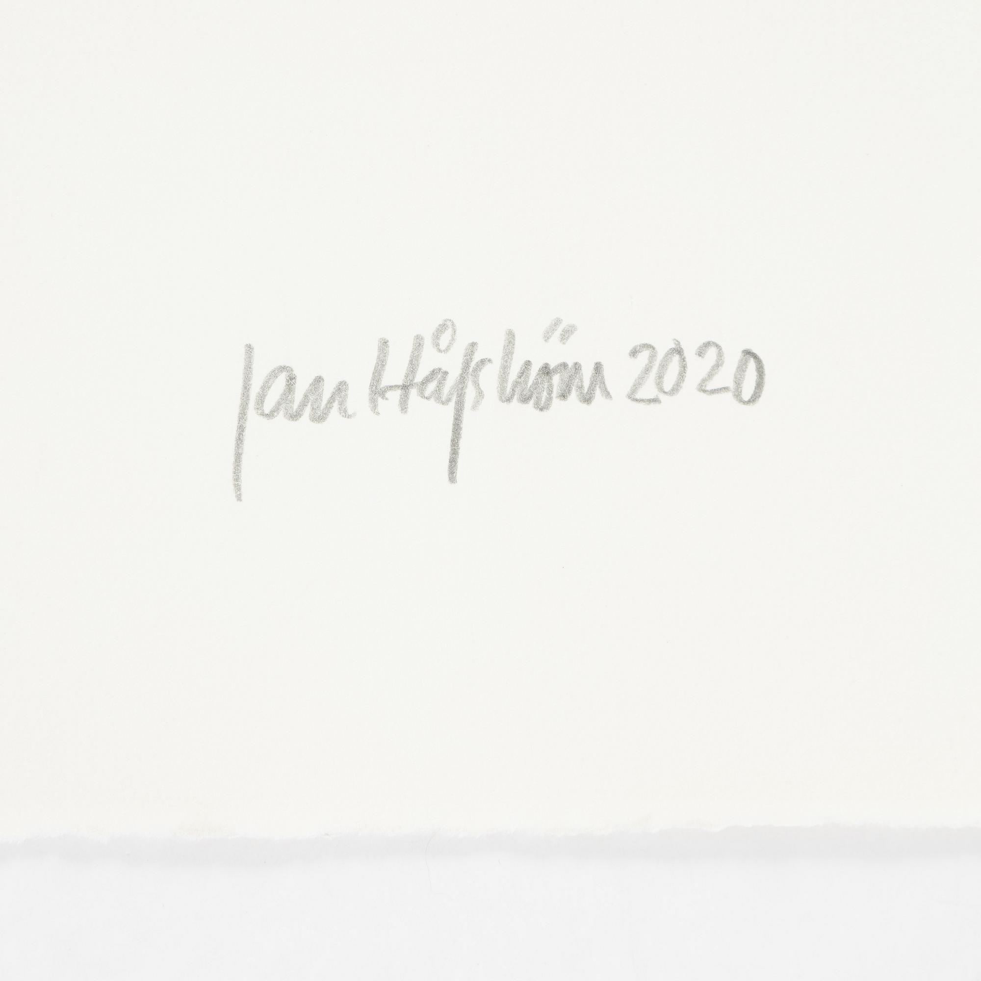 Jan Håfström, etching in colours, 2020, signed 45/50.