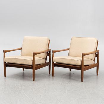 Erik Wörtz, armchairs, a pair, "Kolding", 1960s.