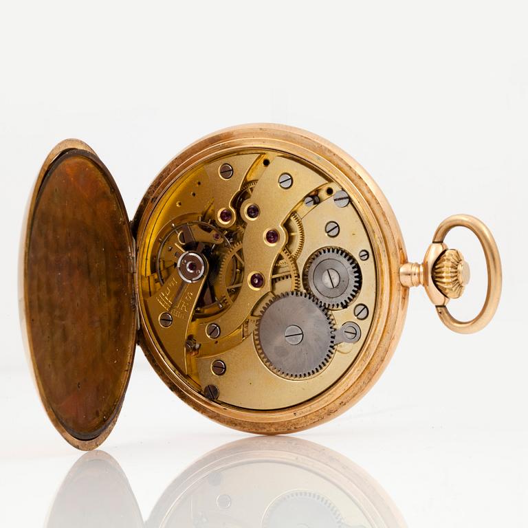 POCKET WATCH, 50 mm, hunter case,