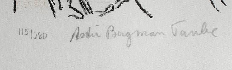 ASTRI BERGMAN-TAUBE, färglitografi, signerad och numrerad 115/280.